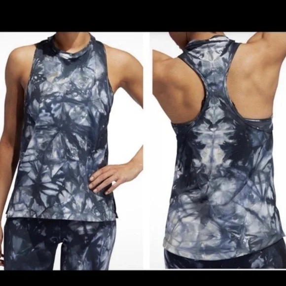 ADIDAS Parley Tie Dye Racerback Tank Top, size Large - Picture 1 of 16